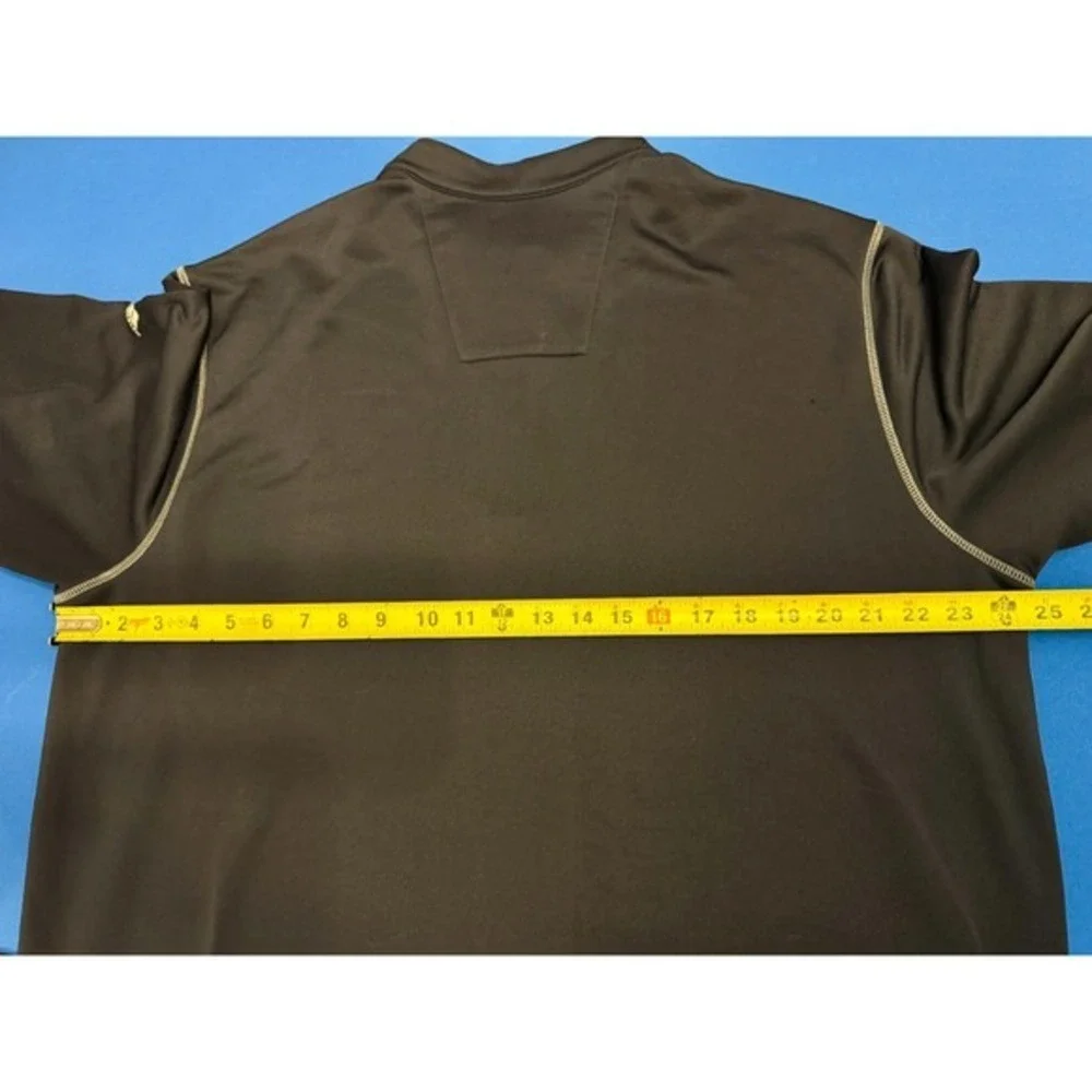 Adidas Golf XL Black Quarter Zip Pullover‎ Long Sleeve Shirt Men's Athletic Top